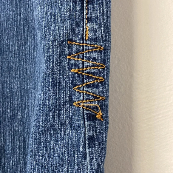 RY Diversa‎ Jeans Womens Straight Leg stretch Blue Jeans Size 10 - Picture 3 of 9